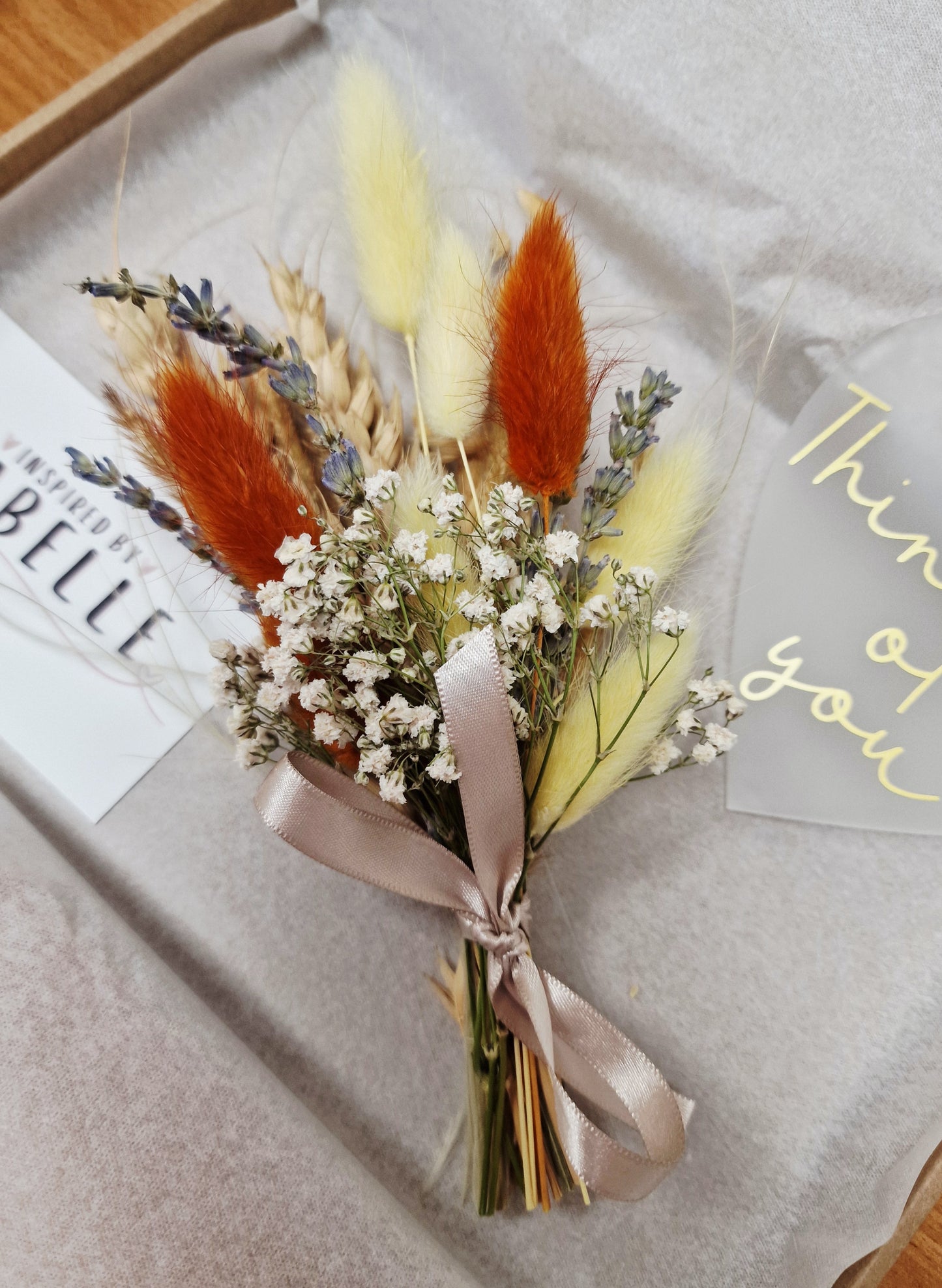 Dried Flower Arrangement | Neutral Aesthetic Home Decor Gift