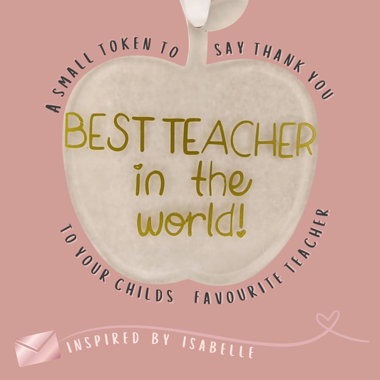 BEST TEACHER in the world! - Hanging ornament
