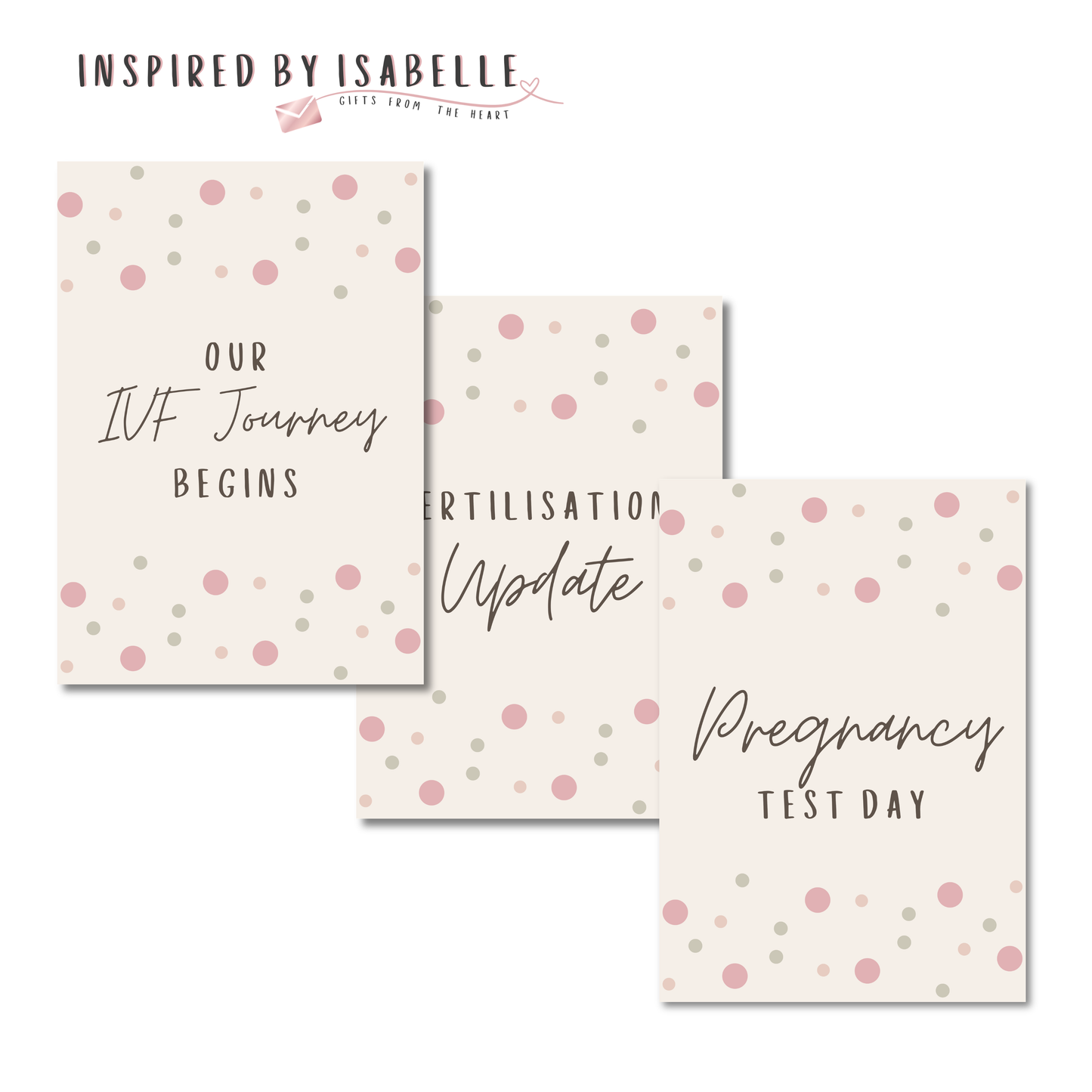 IVF Milestone Cards - DIGITAL DOWNLOAD