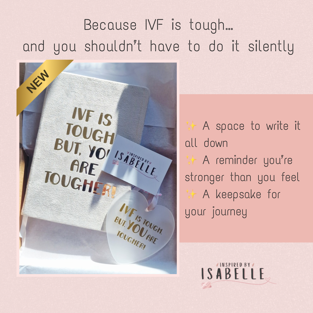 IVF Support Gift Set – Luxury Journal & Keepsake Ornament | Fertility & TTC Gift