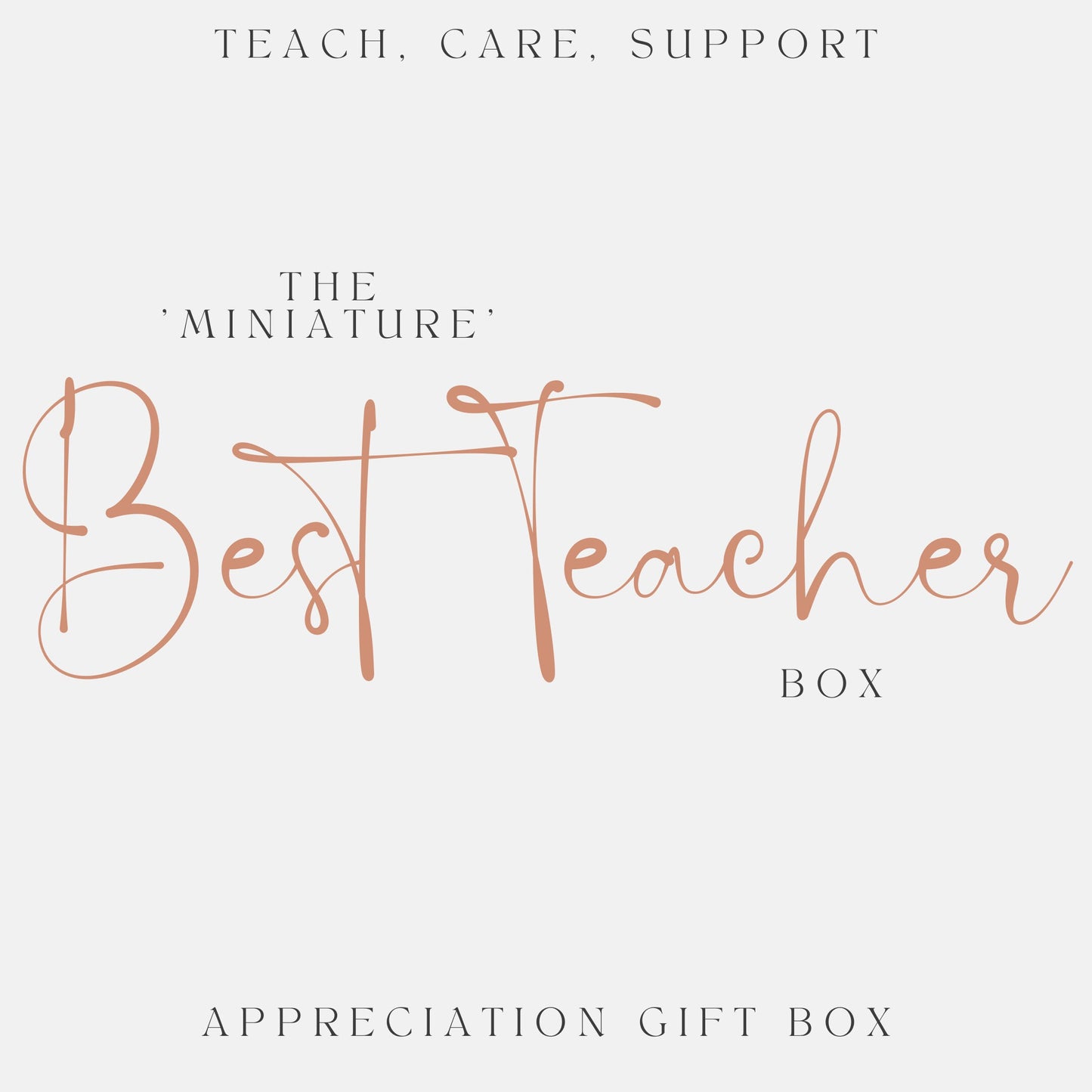 The Miniature Best Teacher Box - Letterbox Gift